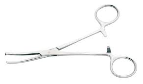 PINZA HEMOSTATICA KOCHER CURVA 18 CM.  M