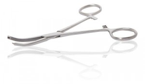 PINZA KOCHER CURVA 14 CM