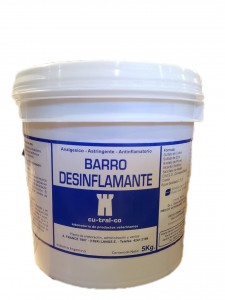 BARRO DESINFLAMANTE BALDE X 5 KG. CUTRALCO