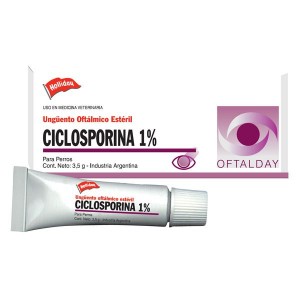 CICLOSPORINA 1% UNGUENTO X 3,5 GRS